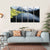 Lake In Swiss Alps Canvas Wall Art-4 Horizontal-Gallery Wrap-34" x 24"-Tiaracle