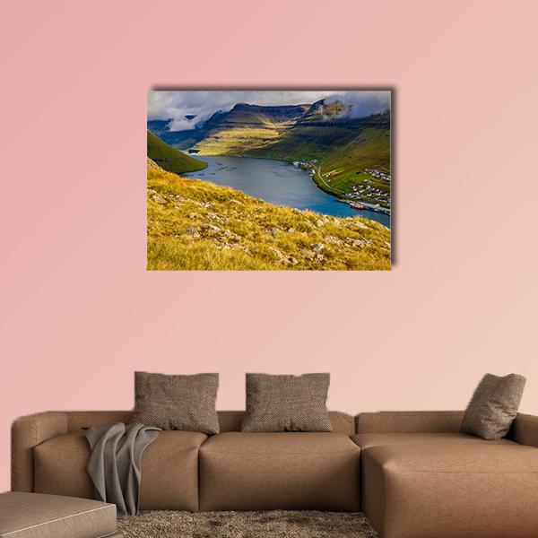 Bordoy Island Canvas Wall Art-1 Piece-Gallery Wrap-36" x 24"-Tiaracle