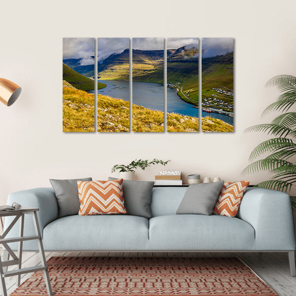 Bordoy Island Canvas Wall Art-5 Horizontal-Gallery Wrap-22" x 12"-Tiaracle