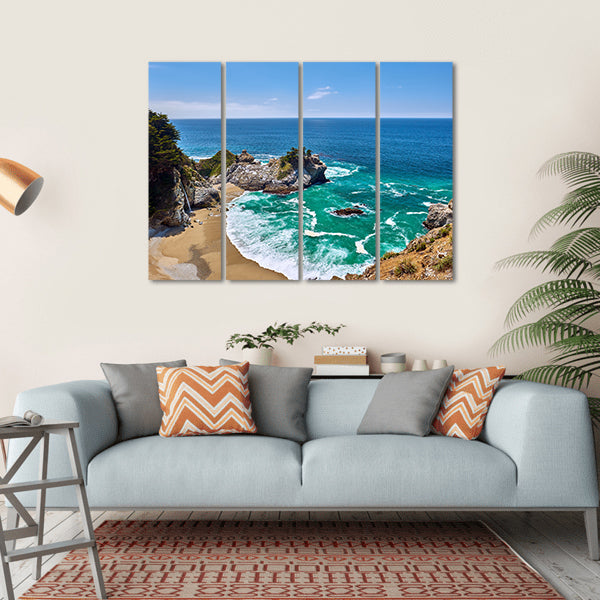 Pacific Coast Landscape, California Canvas Wall Art