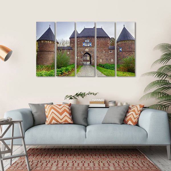 Castle In Vondern Canvas Wall Art-5 Horizontal-Gallery Wrap-22" x 12"-Tiaracle