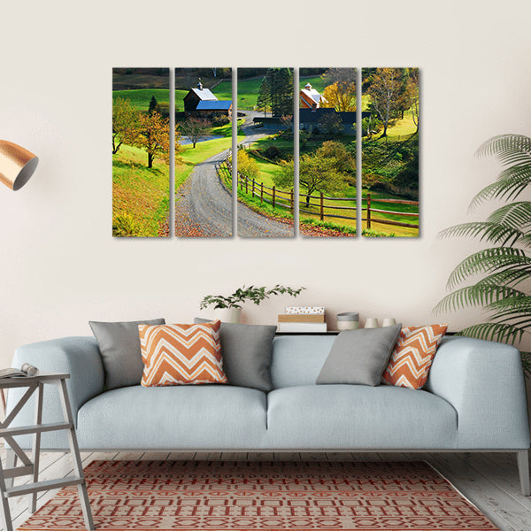 Country Charm US Canvas Wall Art-5 Horizontal-Gallery Wrap-22" x 12"-Tiaracle
