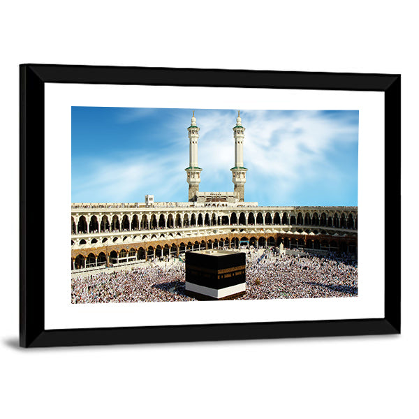 Kaaba at Masjid Al-haram, Mecca Canvas Wall Art