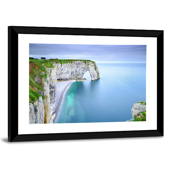 Sea Arch on Coastal Cliffs Canvas Wall Art