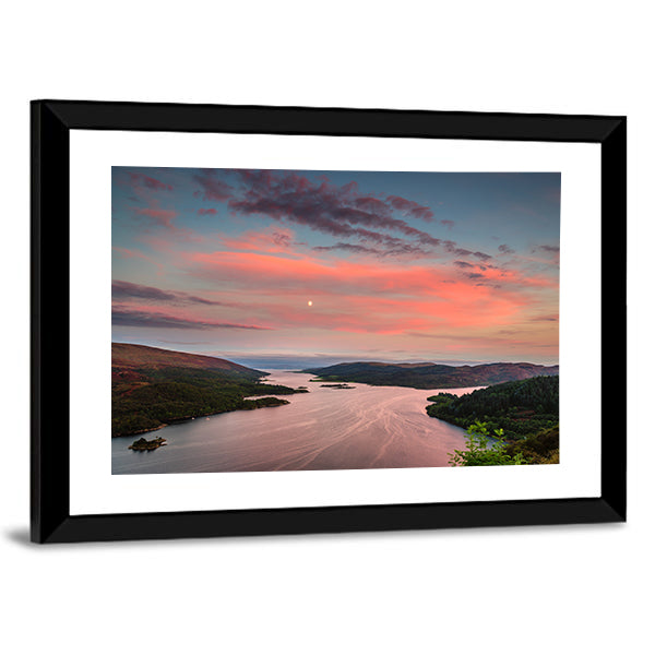Kyles of Bute at Twilight Canvas Wall Art