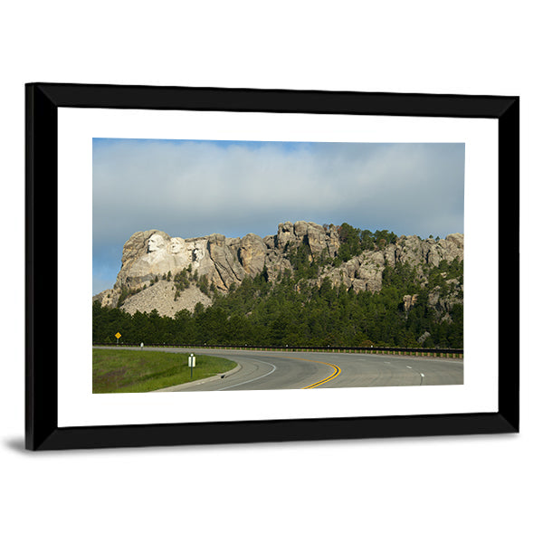 Mount Rushmore In Dakota Canvas Wall Art-1 Piece-Framed Print-20" x 16"-Tiaracle