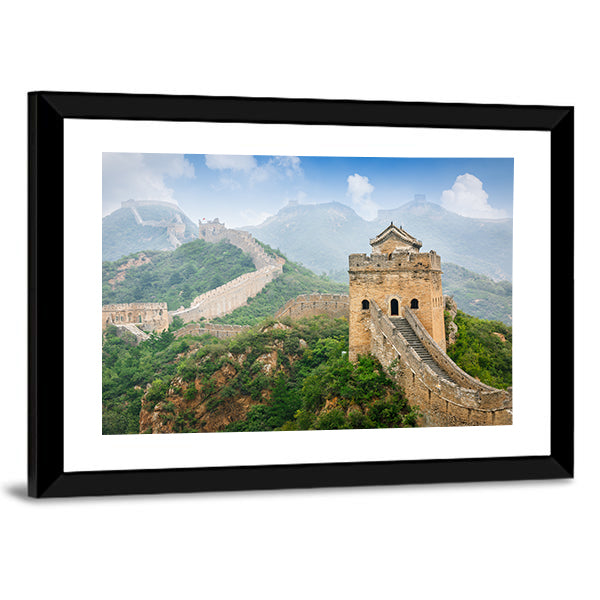 Great of China, Beijing Winding Stone Path Canvas Wall Art