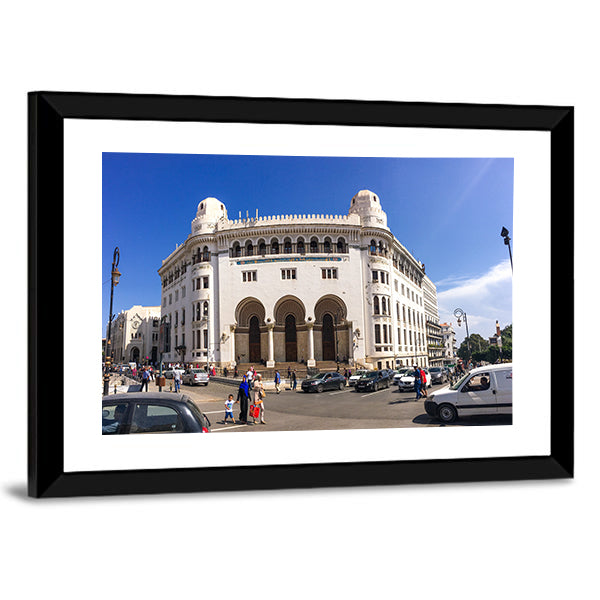 La Grande Poste in Algiers Canvas Wall Art
