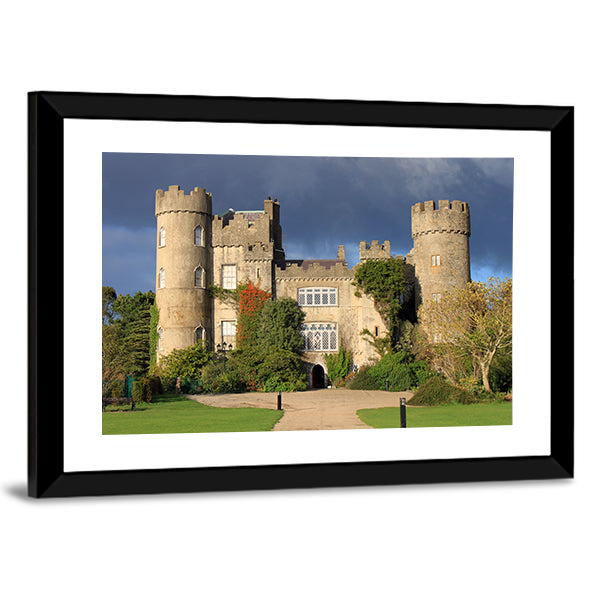 Historic Malahide Castle In Dublin  Ireland Canvas Wall Art