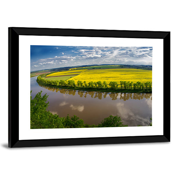 Dniester River Valley Canvas Wall Art
