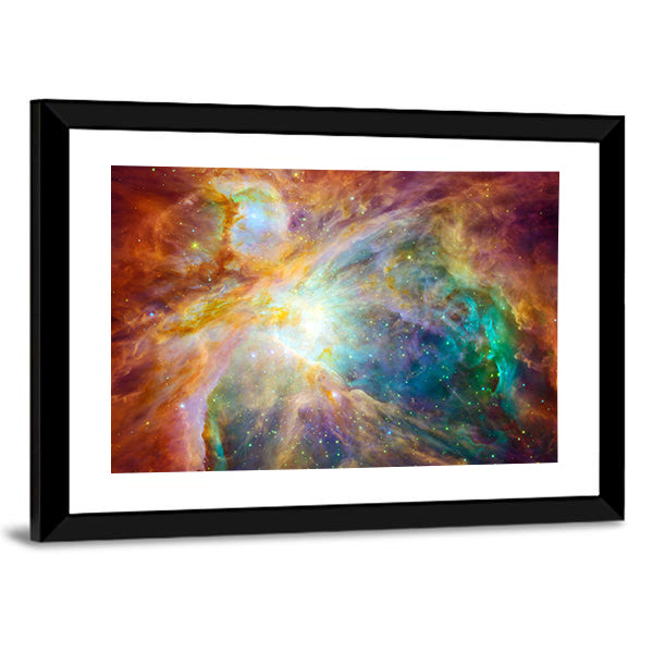 Cosmic Cloud Orion Nebula Canvas Wall Art-5 Horizontal-Gallery Wrap-22" x 12"-Tiaracle