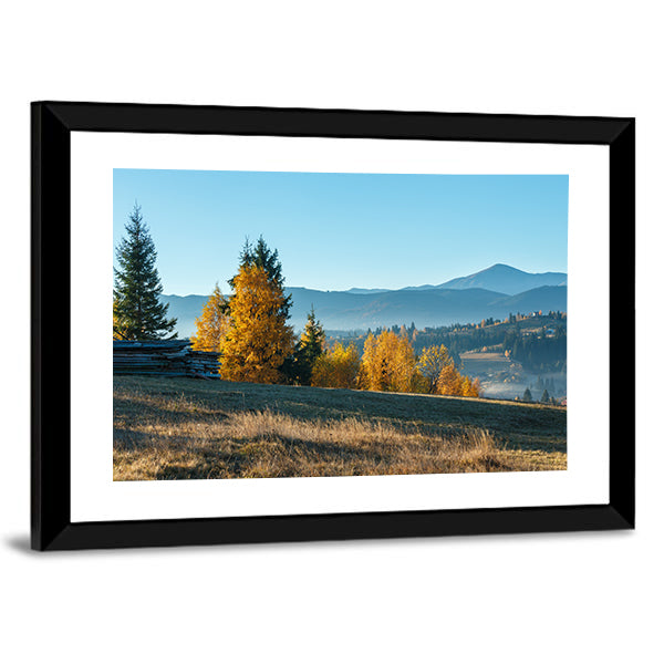 Morning in the Carpathian Mountains Canvas Wall Art