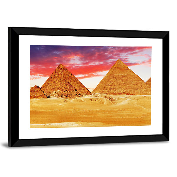 Egyptian Pyramids Canvas Wall Art