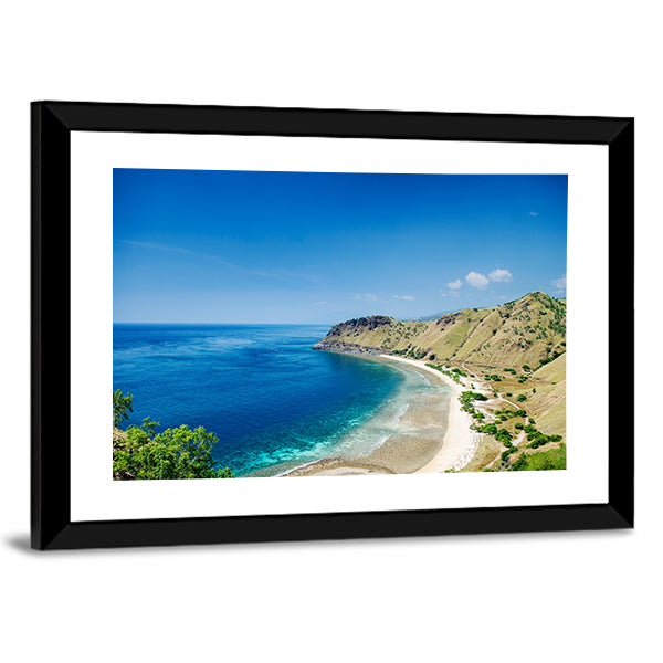 Cristo Rei Beach Near Dili In East Timor Asia Canvas Wall Art-1 Piece-Framed Print-30" x 20"-Tiaracle