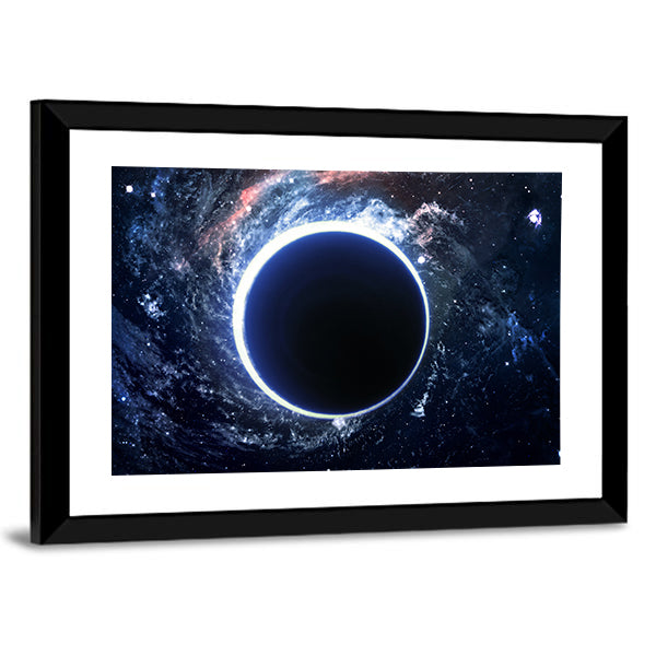 Supermassive Black Hole Canvas Wall Art