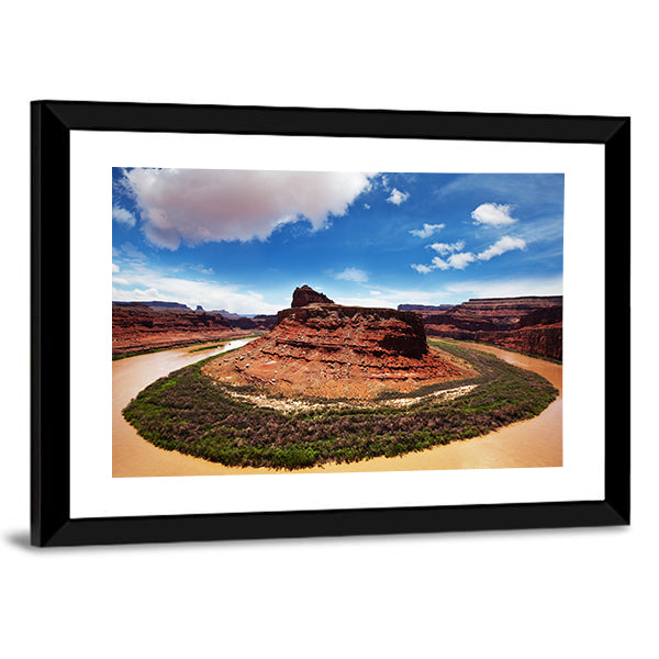 Canyonlands National Park River Bend Canvas Wall Art