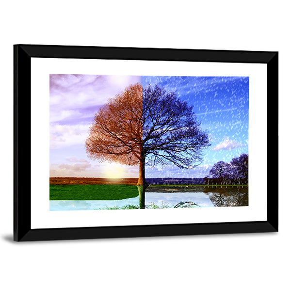Four Seasons Canvas Wall Art