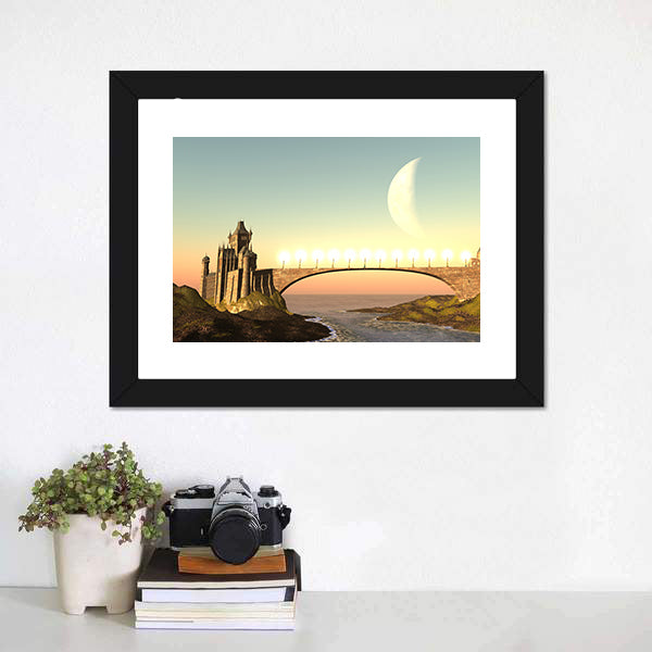 Moravian Castle Canvas Wall Art-5 Horizontal-Gallery Wrap-22" x 12"-Tiaracle