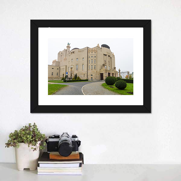 Nouveau Facade Of State Theater Canvas Wall Art-3 Horizontal-Gallery Wrap-25" x 16"-Tiaracle