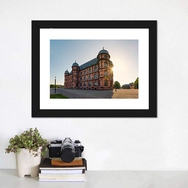 Gottesaue Palace Canvas Wall Art-5 Horizontal-Gallery Wrap-22" x 12"-Tiaracle