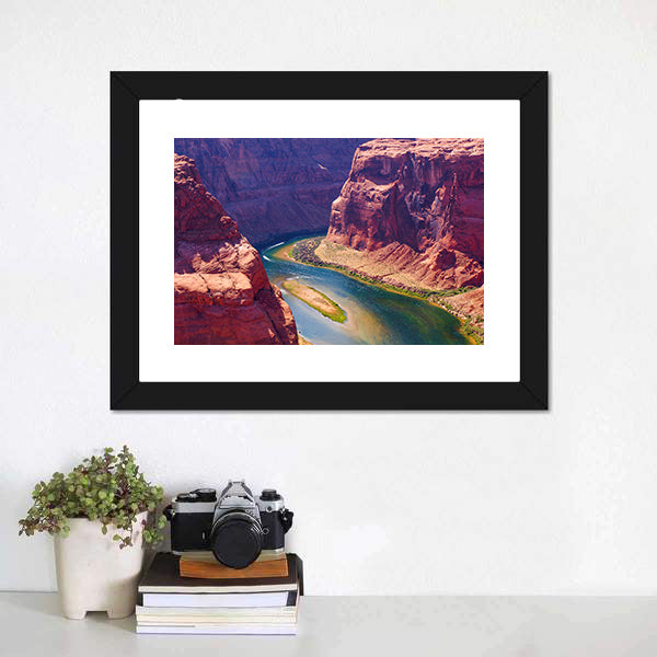 Colorado River Landscape Canvas Wall Art