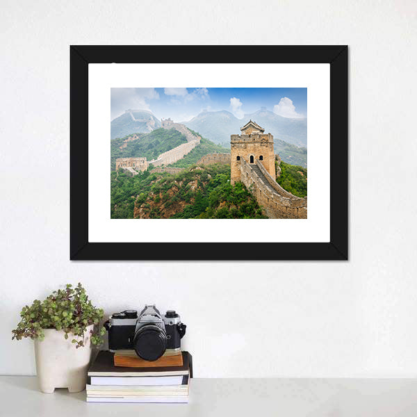 Great of China, Beijing Winding Stone Path Canvas Wall Art