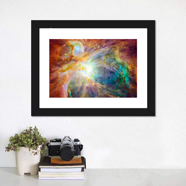 Cosmic Cloud Orion Nebula Canvas Wall Art-5 Horizontal-Gallery Wrap-22" x 12"-Tiaracle