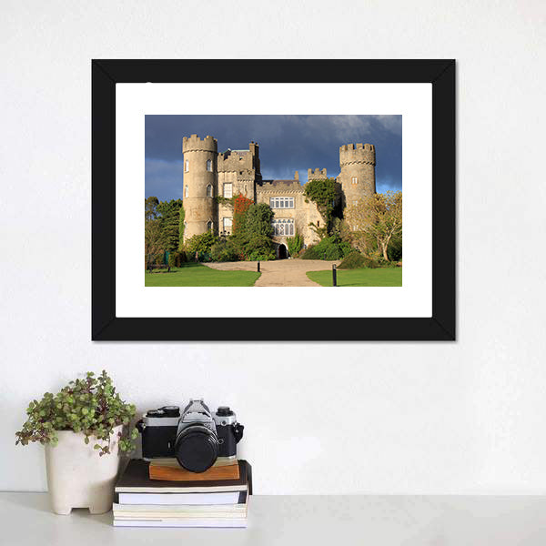 Historic Malahide Castle In Dublin  Ireland Canvas Wall Art