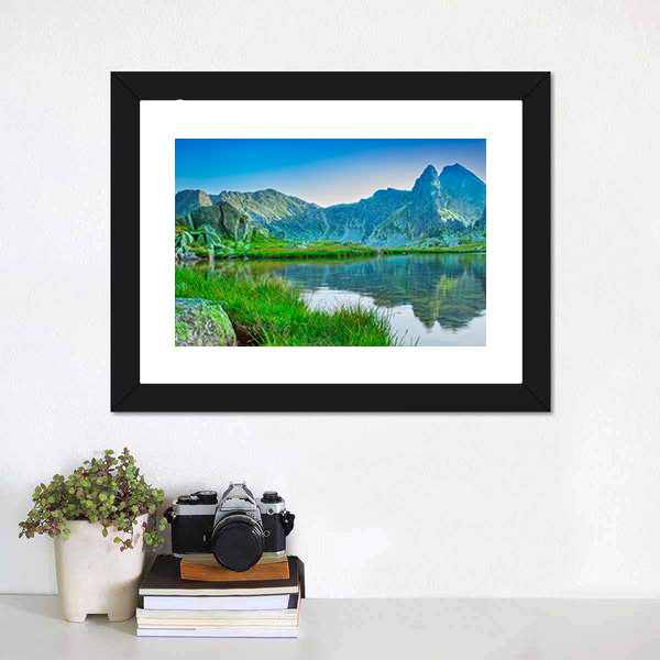 Retezat Mountain Lake Canvas Wall Art