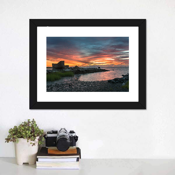 Eastern Shore In Virginia Canvas Wall Art-5 Horizontal-Gallery Wrap-22" x 12"-Tiaracle