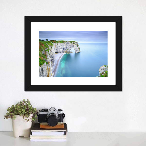 Sea Arch on Coastal Cliffs Canvas Wall Art