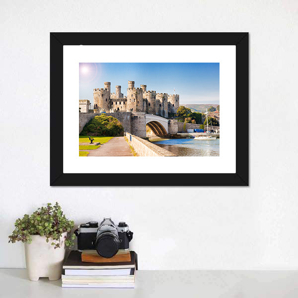 Famous Conwy Castle In Wales Canvas Wall Art