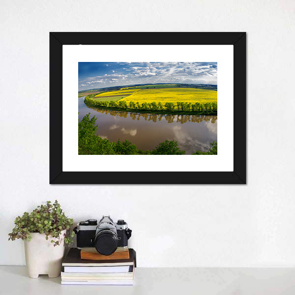 Dniester River Valley Canvas Wall Art