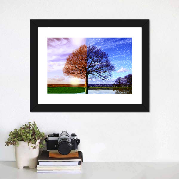 Four Seasons Canvas Wall Art