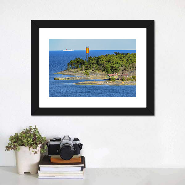 Kyto Island Lighthouse, Finland Canvas Wall Art