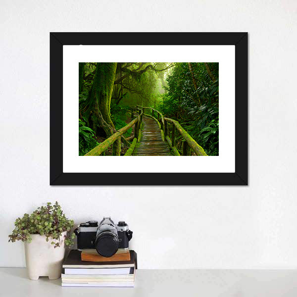 Nepal Jungle Canvas Wall Art-5 Horizontal-Gallery Wrap-22" x 12"-Tiaracle