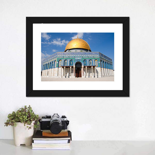 Jerusalem Day View Canvas Wall Art-5 Horizontal-Gallery Wrap-22" x 12"-Tiaracle
