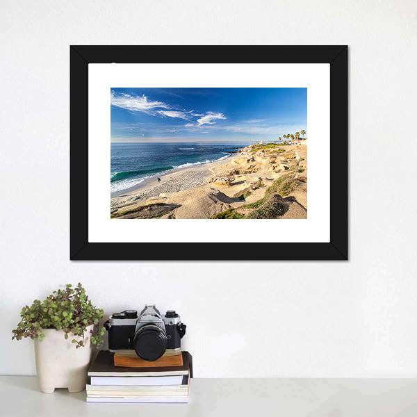 La Jolla Cove Beach California Canvas Wall Art