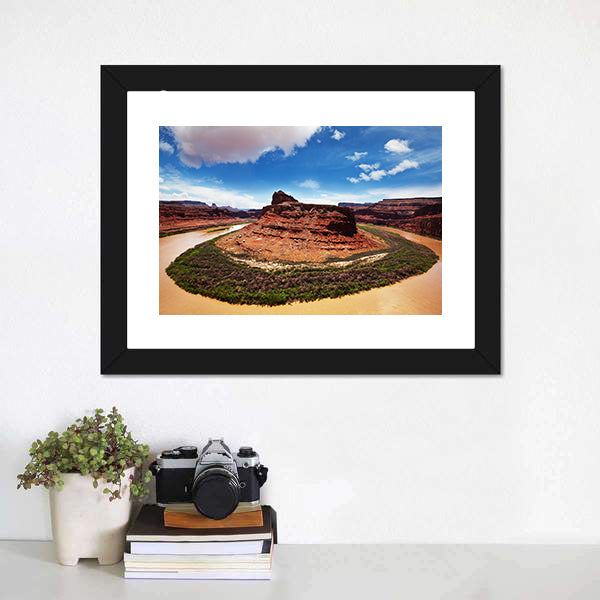 Canyonlands National Park River Bend Canvas Wall Art