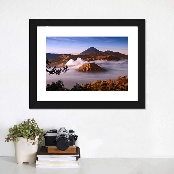 Mount Bromo Canvas Wall Art-5 Horizontal-Gallery Wrap-22" x 12"-Tiaracle