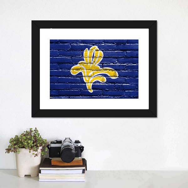 Flag Of Brussels Region Canvas Wall Art-5 Horizontal-Gallery Wrap-22" x 12"-Tiaracle