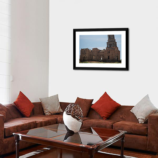 Ruined Kazan Church and Bell Tower Canvas Wall Art