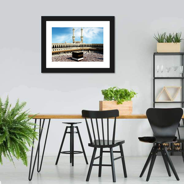 Kaaba at Masjid Al-haram, Mecca Canvas Wall Art