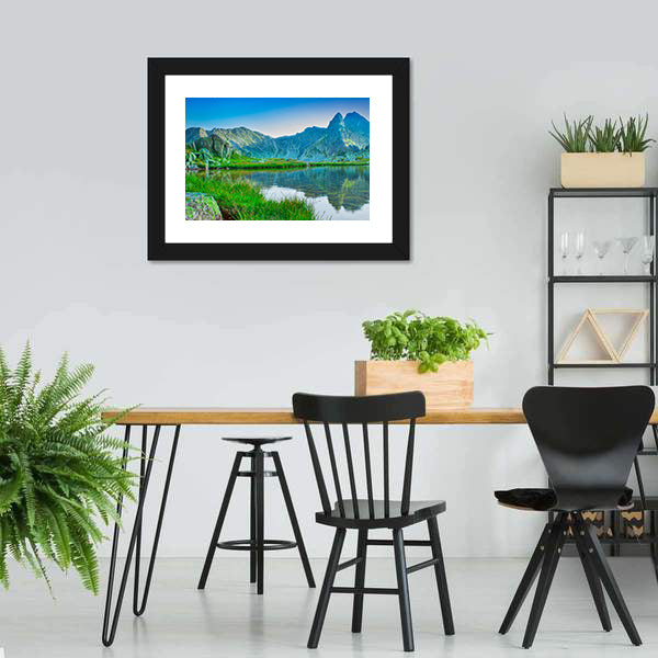 Retezat Mountain Lake Canvas Wall Art