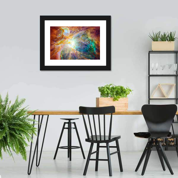 Cosmic Cloud Orion Nebula Canvas Wall Art-5 Horizontal-Gallery Wrap-22" x 12"-Tiaracle