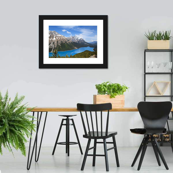 Emerald Lake Alberta Canvas Wall Art-5 Horizontal-Gallery Wrap-22" x 12"-Tiaracle