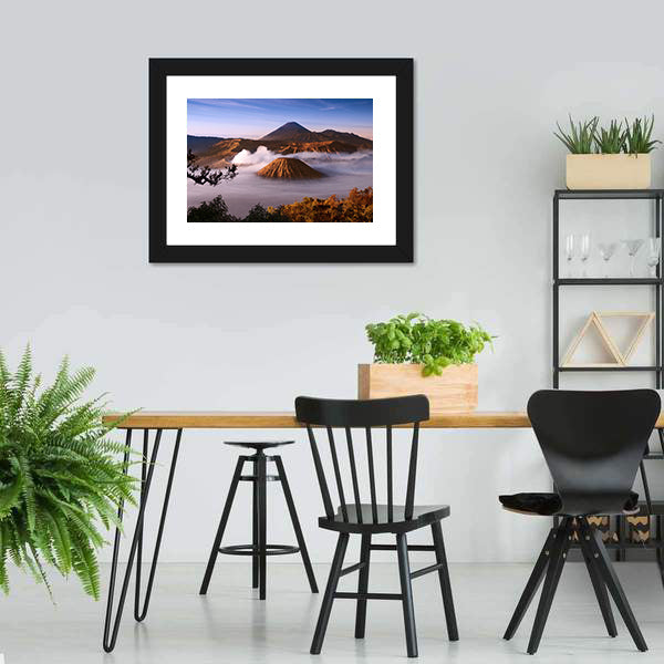Mount Bromo Canvas Wall Art-5 Horizontal-Gallery Wrap-22" x 12"-Tiaracle