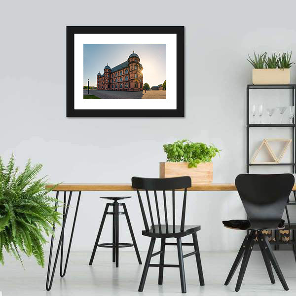 Gottesaue Palace Canvas Wall Art-5 Horizontal-Gallery Wrap-22" x 12"-Tiaracle