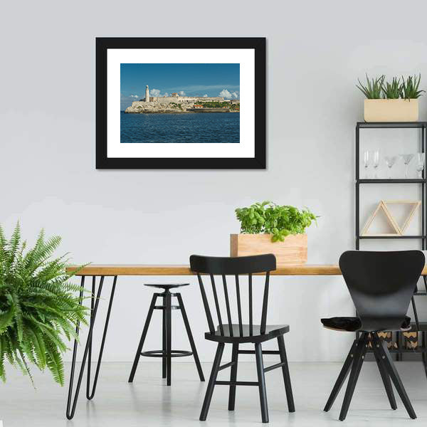 Castillo del Morro In Havana Cuba Canvas Wall Art-3 Horizontal-Gallery Wrap-25" x 16"-Tiaracle