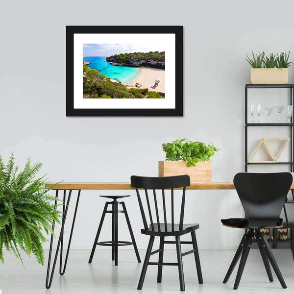 Beach In Mallorca Spain Canvas Wall Art-5 Horizontal-Gallery Wrap-22" x 12"-Tiaracle
